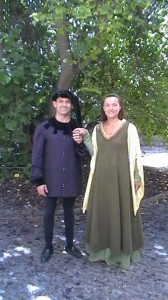 Pareja de nobles medievales